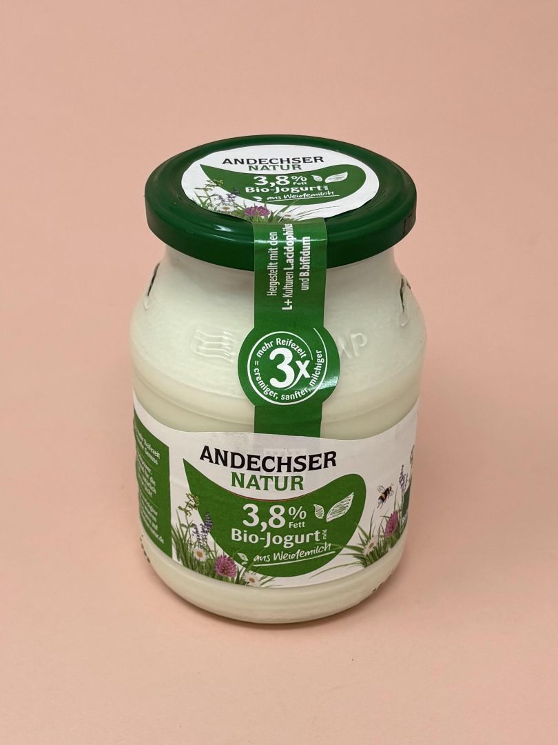 Yaourt nature entier (3,8% matières grasses)