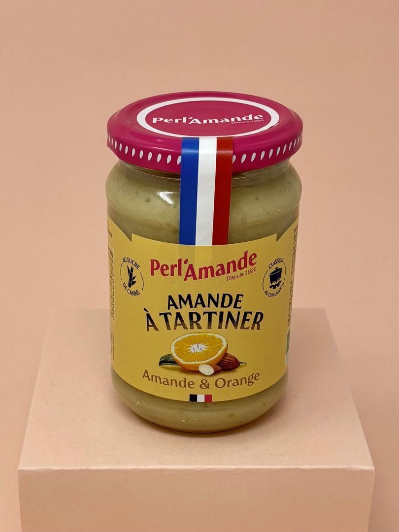 Amande à tartiner à l'orange