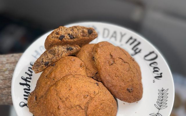 Biscuits à la banane et au chocolat