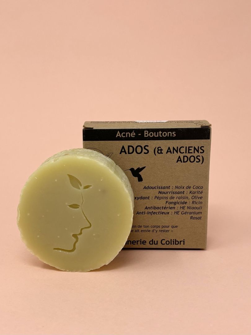 Savon Acné et Boutons - Ados et Anciens Ados
