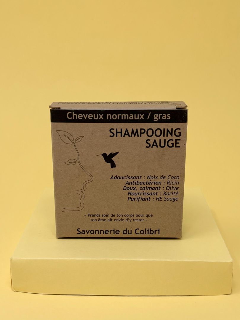 Shampoing solide Cheveux normaux / gras - Sauge