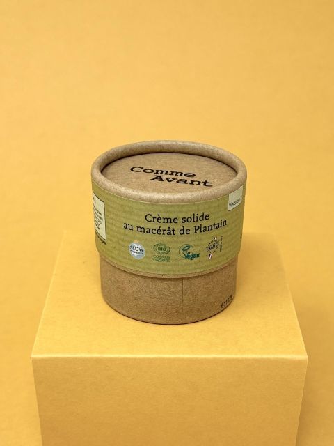 Crème solide au macérât de Plantain