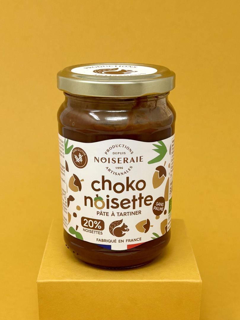 Pâte à tartiner chocolat noisettes (Noisettes 20%)