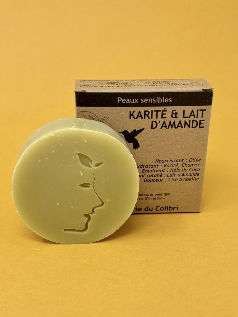 Savon peaux sensibles - Karité & Lait d'Amande