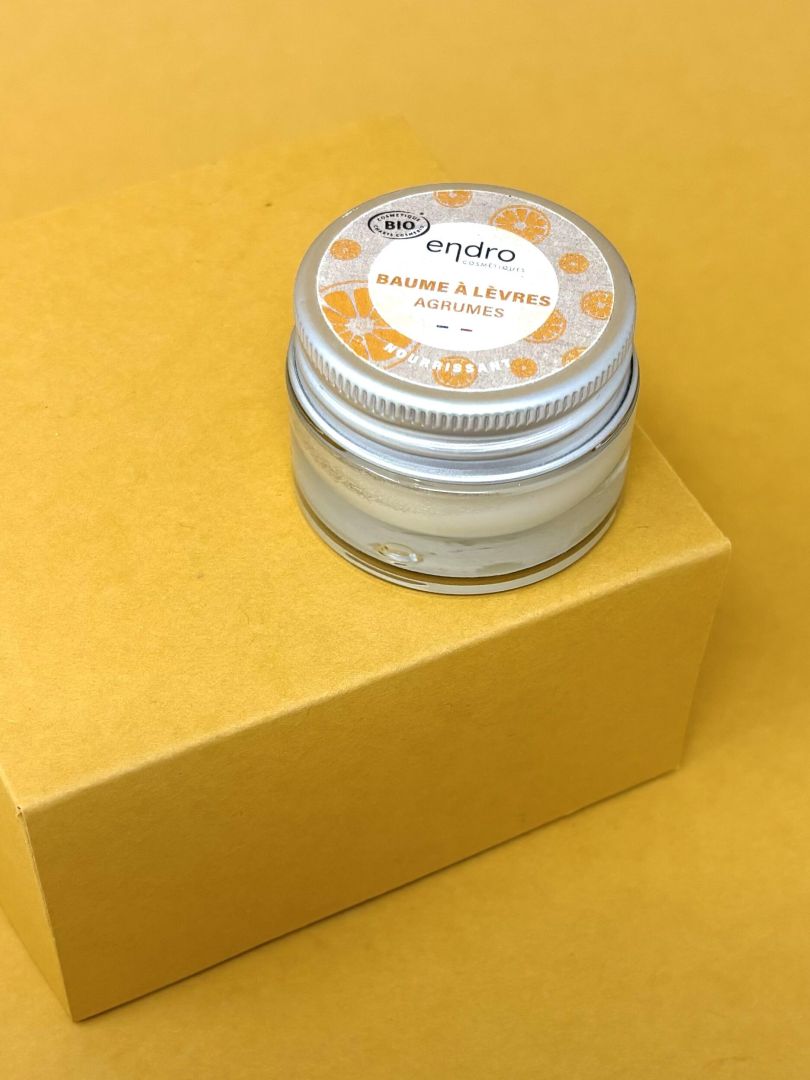 Baume à lèvres au parfum d'agrumes