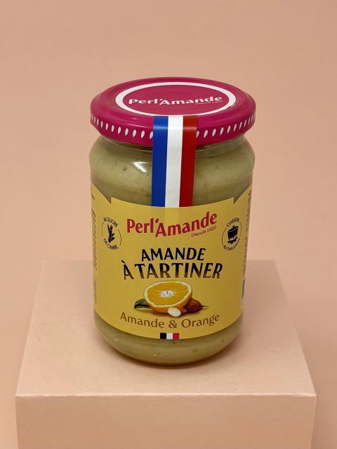 Amande à tartiner à l'orange